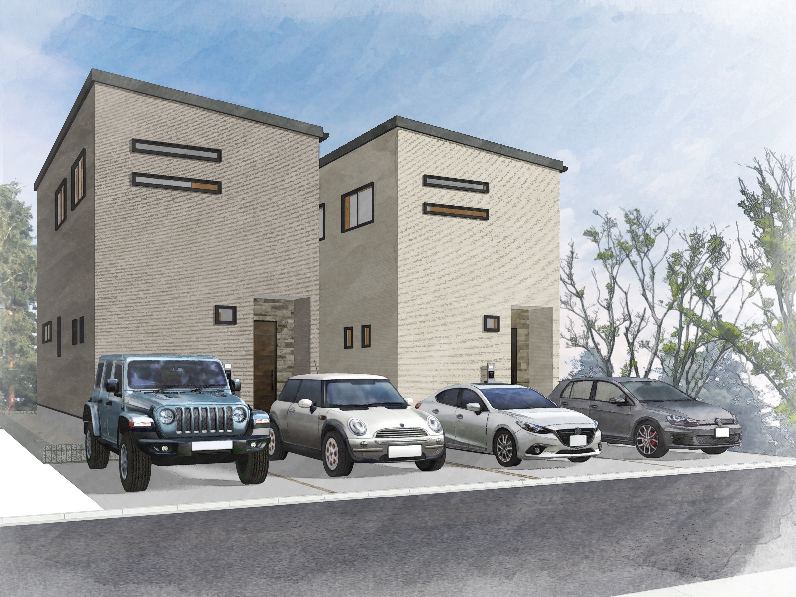 パース図-南東1