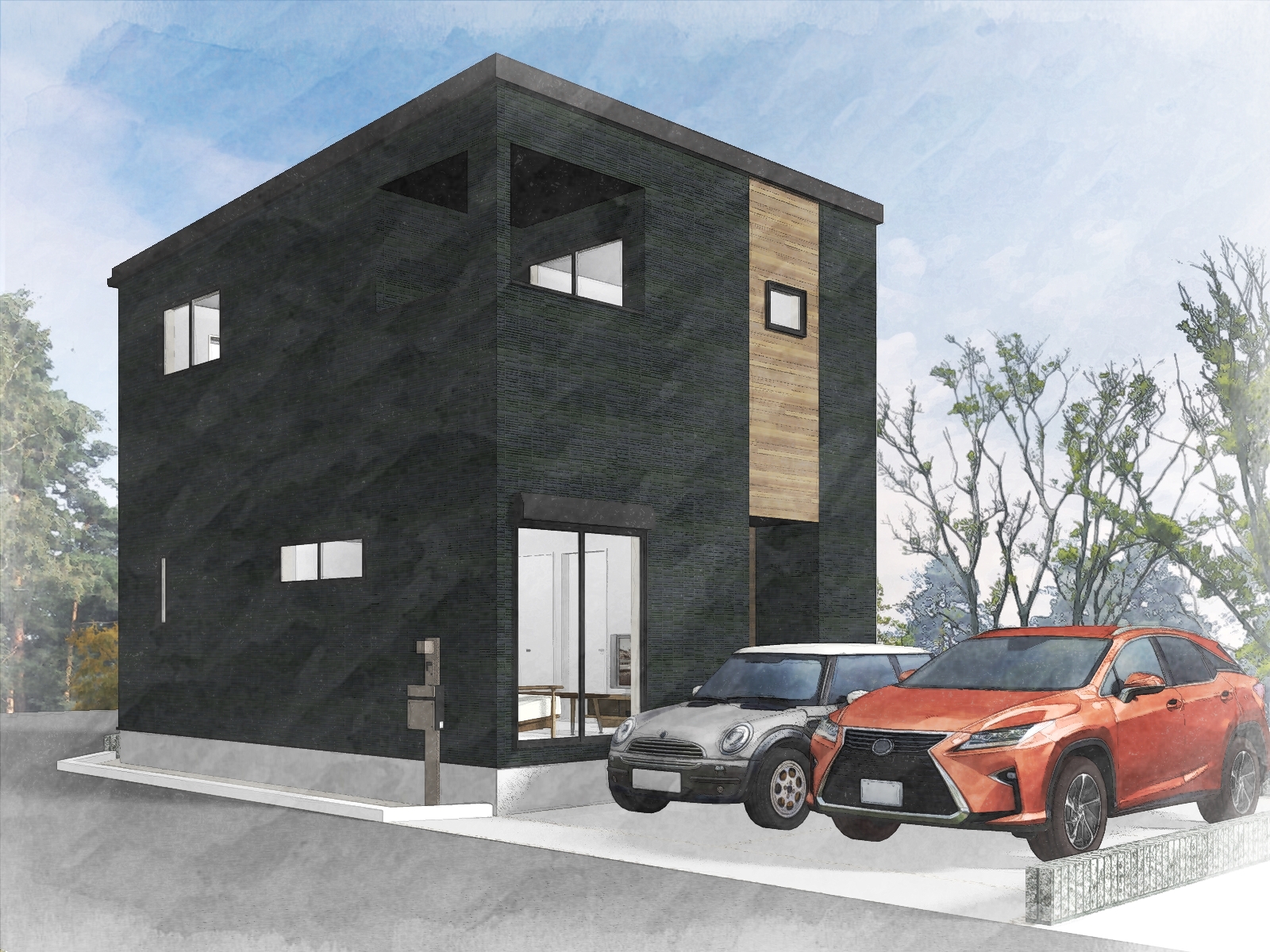 パース図-南東1